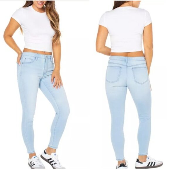 Celebrity Pink Denim - Celebrity Pink Juniors' Mid Rise Skinny Ankle Jeans, Size 7 / 28